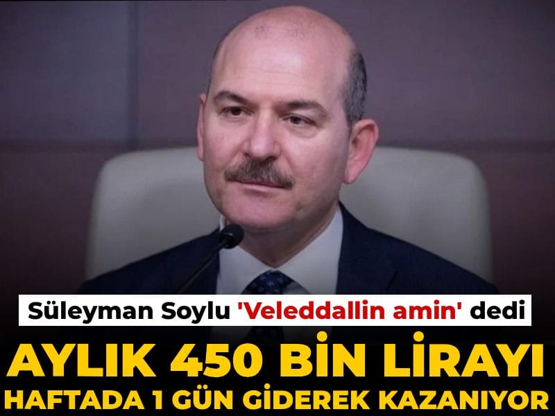 Süleyman Soylu’nun Aylık Kazancı: Haftada Bir Gün Mecliste Olmanın Bedeli 450 Bin Lira